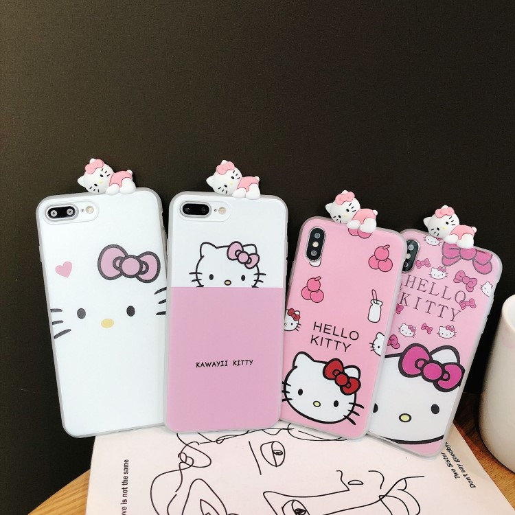 iPhoneXS MAX手机壳趴趴kitty猫可爱女款iphoneXR 适用软硅胶套