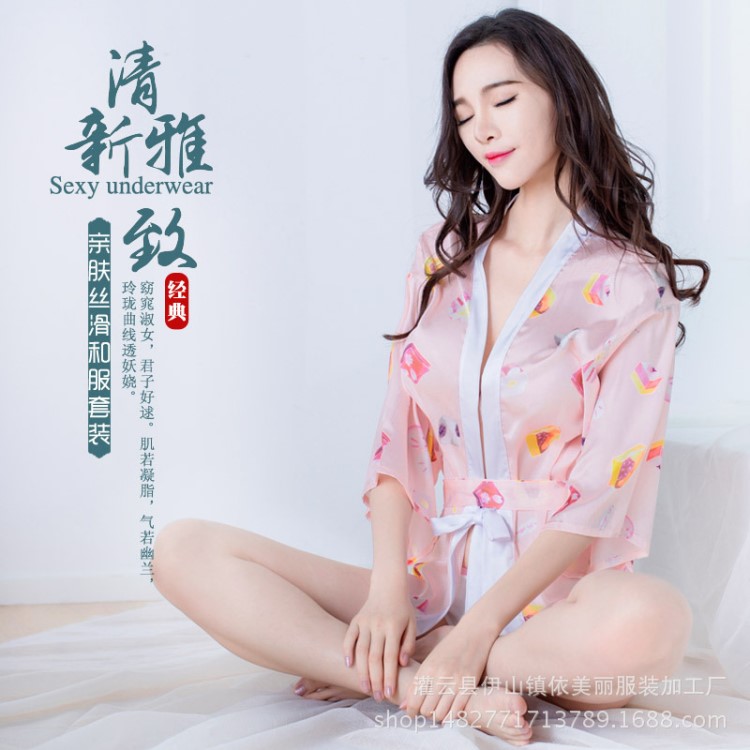 海德娜娜角色扮演日系和服軟妹學(xué)生裝浴衣夏日罩衫外套一件代發(fā)