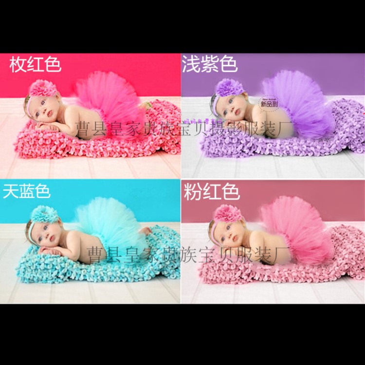 百天寶寶新生嬰幼兒童攝影服裝道具蓬蓬裙公主裙批發(fā)廠家直銷新款