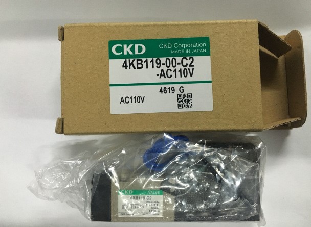 CKD電磁閥4KB119-00-C2-AC110V/DC24V氣動開關(guān)閥控制閥電磁開關(guān)