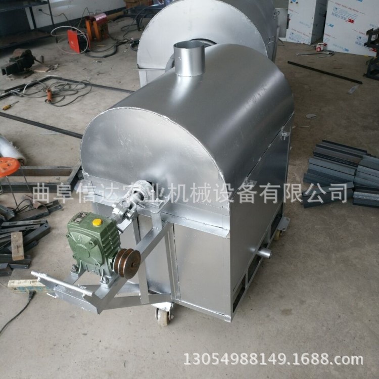 廠家批發零售五谷雜糧大型 瓜子治安花椒熱炒貨機   臥式炒瓜子機
