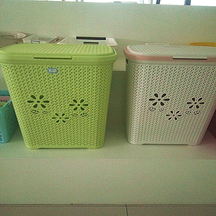 塑料洗衣籃子模具 注塑加工塑料周轉箱模具 塑料日用品模具