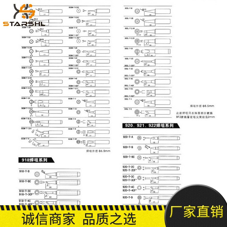 廠家直銷 無鉛烙鐵頭900M系列 918 烙鐵咀 無鉛烙鐵頭批發