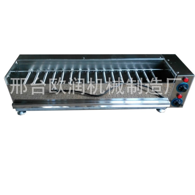供應自動多功能烤串機 速度旋轉均勻無煙燒烤機價格 歐潤牌