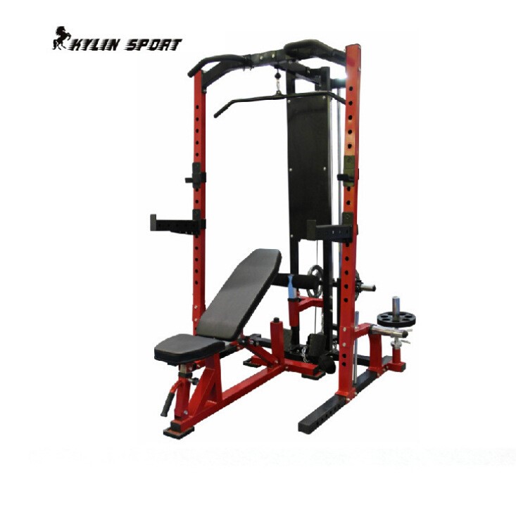 i供應【廠家直銷】 龍門架組合健身器材 高低拉舉重床