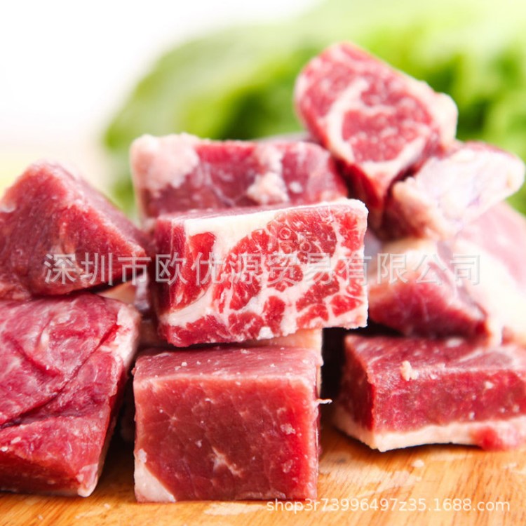 【500g/袋】牛秘書  澳洲牛肉粒 原切牛肉批發(fā)