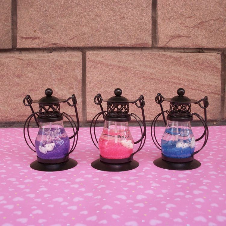 20151小號阿拉丁復古海洋神燈果凍燭臺 創意生日禮物精品擺件