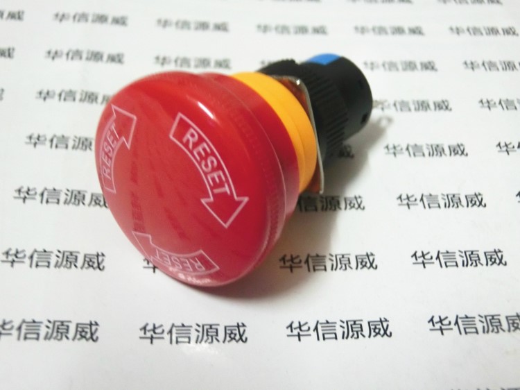 LA16Y-11ZS 蘑菇頭急停自鎖按鈕開關 直徑16mm小型緊急制動開關