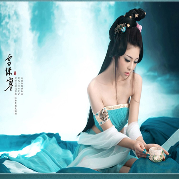新款漢代古裝服飾影樓主題寫真服裝攝影工作室拍照古裝寫真照
