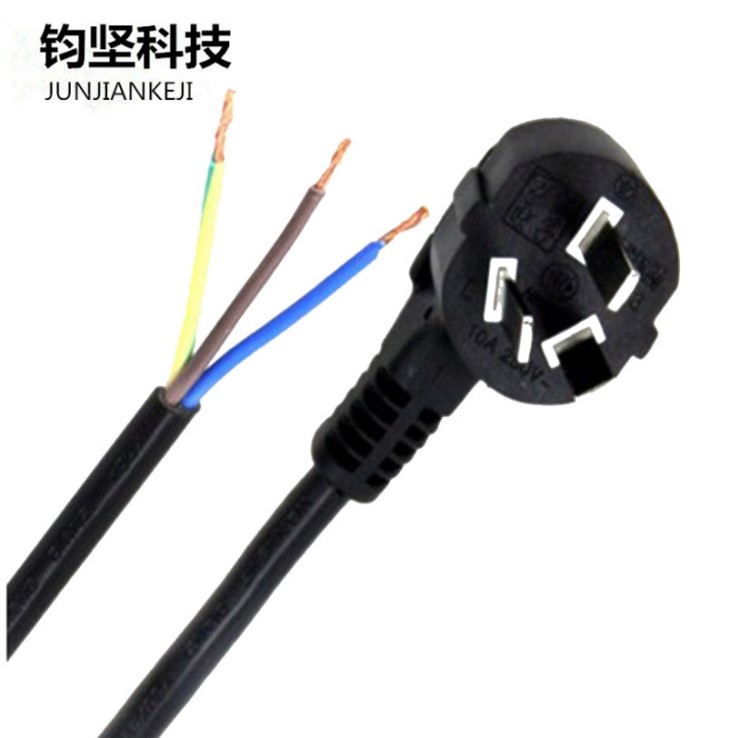 銅電源線插頭防漏電保護(hù)器3x1.0平方足平方插頭線延長(zhǎng)線