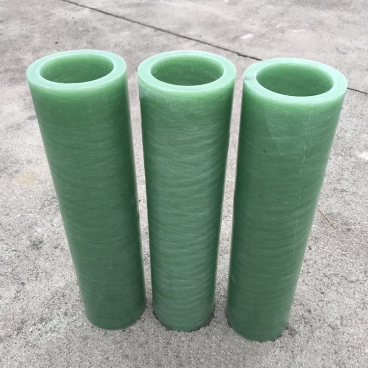 环氧管环氧树脂绝缘管水绿色玻璃纤维丝缠绕管玻璃钢管定制