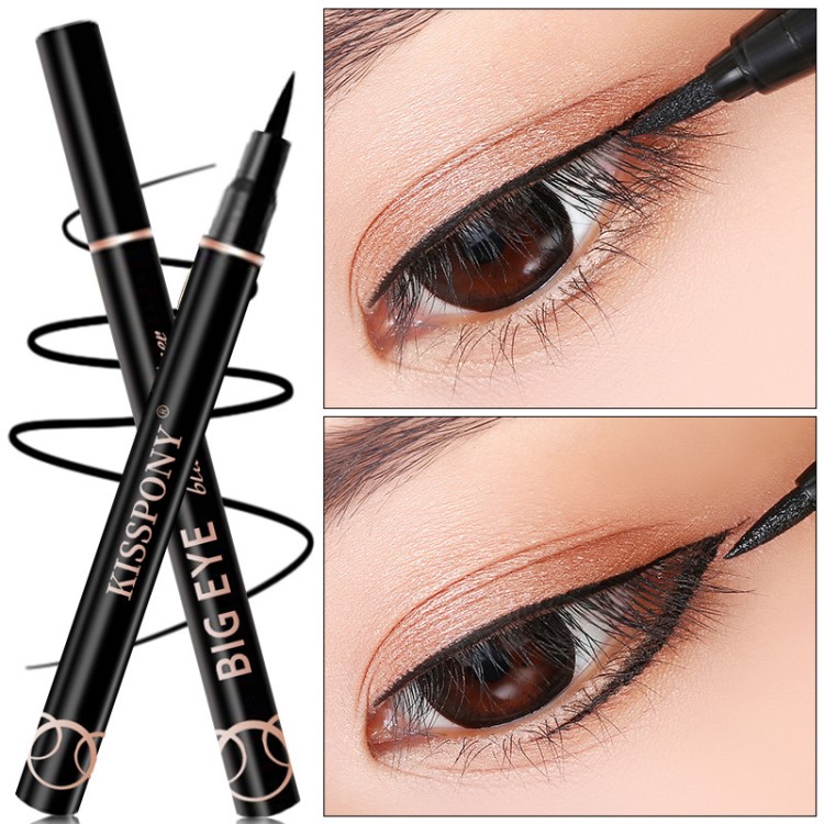 抖音同款bigeye大眼酷黑液體眼線筆防水防汗黑色眼線液筆溫水可卸