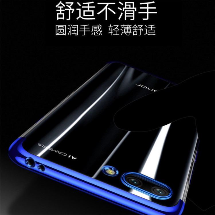 新款電渡三段透明三星S9/S10P手機殼軟殼防摔保護套Note9 A750