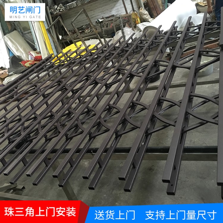 廠家直銷  加工定制 不銹鋼烤漆拉閘門  不銹鋼防盜門