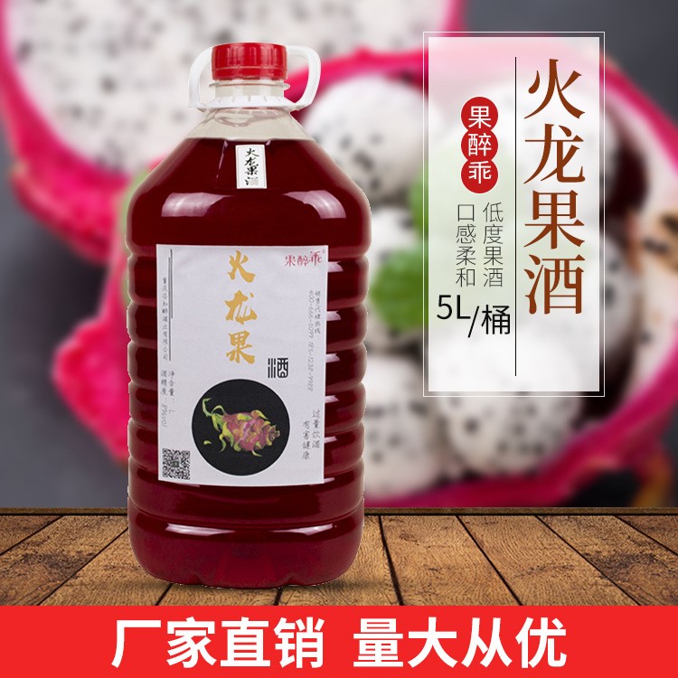 火龍果酒女士花果酒低度花果酒自釀果酒批發(fā)銷售供應(yīng)酒館酒吧燒烤