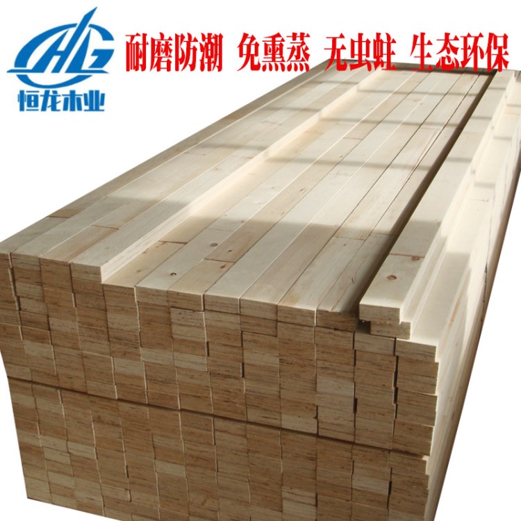 LVL順向膠合板玻璃包裝用板條E0級(jí)膠水出口品質(zhì)批發(fā)訂制恒龍木業(yè)