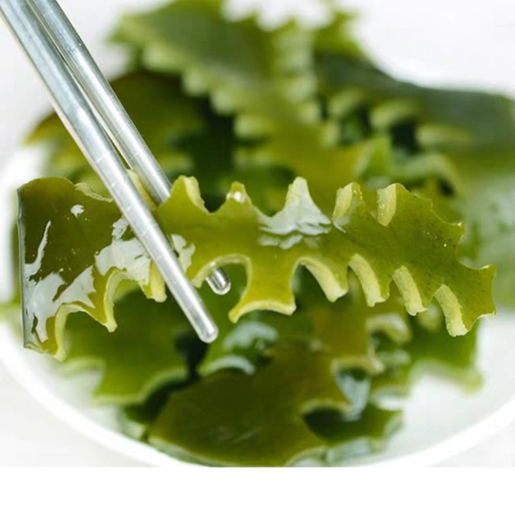 荣成海带 整箱5斤新鲜厚特级盐渍海带头根花边半干货食堂快餐食材