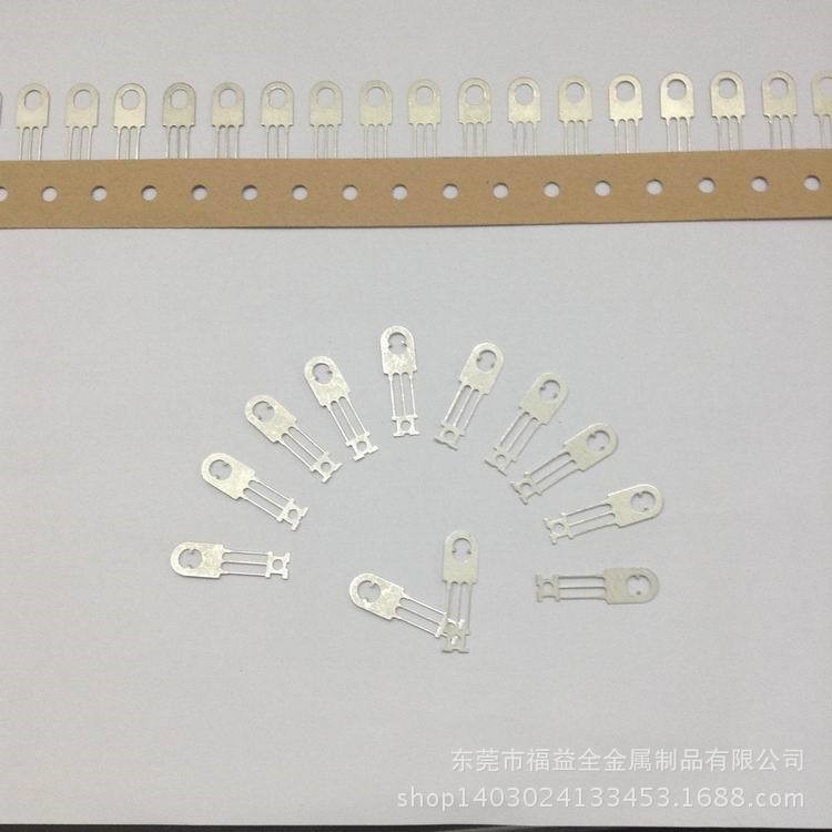 制造廠家直銷 黃銅鍍錫線路板自動(dòng)化插件編帶接地端子