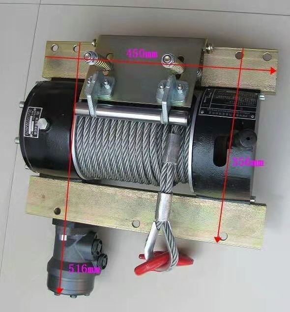 清障车配件 4吨浙江润华绞盘 5吨绞盘 帕瓦绞盘6吨 8吨 钢丝绳