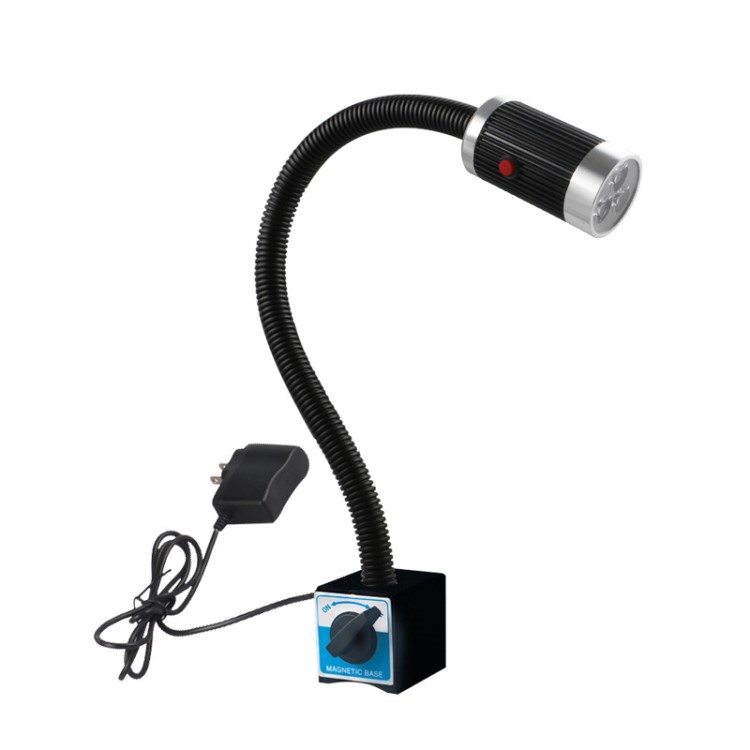 九家 機床工作燈6w 220v/24v磁鐵開關底座沖床防震機床燈具