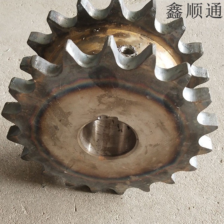 鏈輪齒輪 單排雙排不銹鋼鏈輪 鏈輪鏈條加工機(jī)械傳動(dòng) 提升機(jī)鏈輪