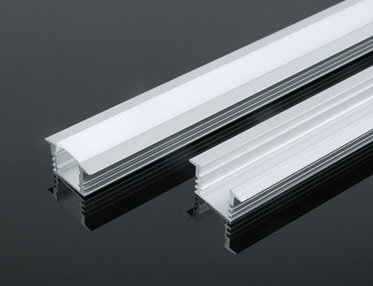 u型硬灯条 带罩硬灯条铝槽 硬灯条铝材套装 铝型材 外贸款铝槽