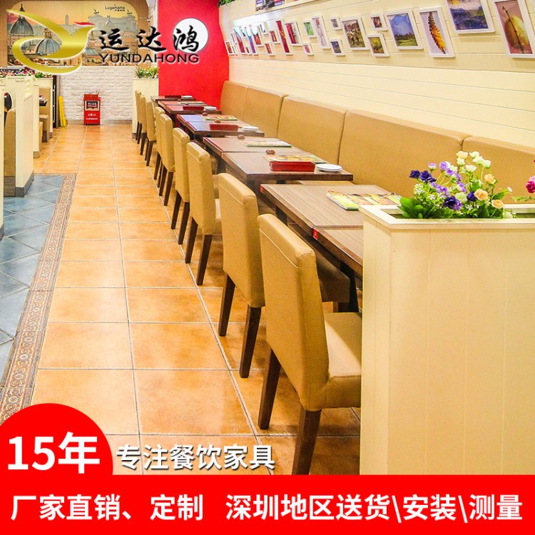 深圳厂家直销主题湘菜餐厅桌椅特色酒店大理石餐桌 圆形餐桌