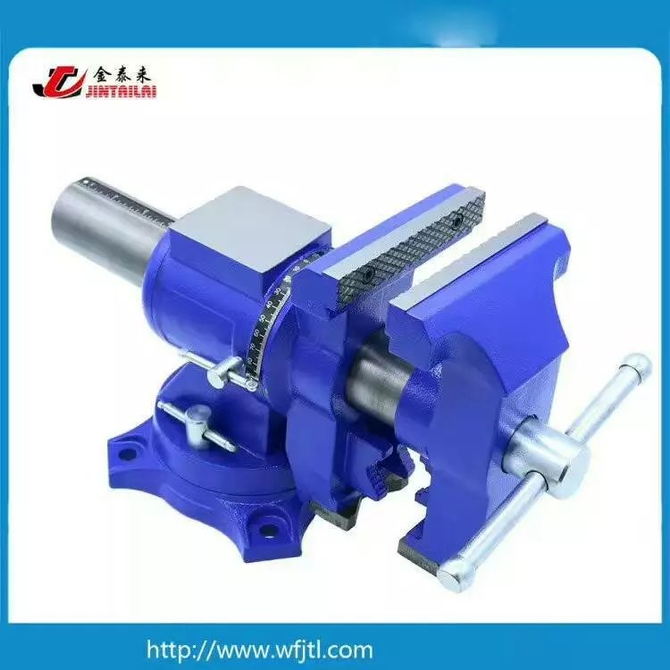 150mm重型臺(tái)虎鉗6寸臺(tái)鉗帶砧臺(tái)桌虎鉗金泰來精密老虎鉗廠家直銷