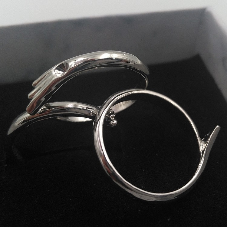 激光镭雕 激光雕刻 激光打标加工金属戒指内侧刻字镂空定制