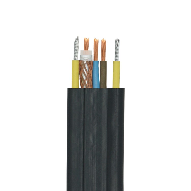工廠現(xiàn)貨 電梯視頻線 帶鋼絲視頻線電源線 扁平電梯網(wǎng)絡(luò)監(jiān)控線
