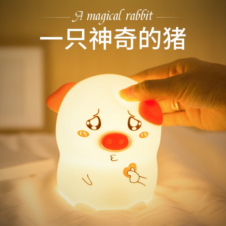 創(chuàng)意小玩具發(fā)光豬 夜市地?cái)俵ed發(fā)光燈六一兒童節(jié)新奇特發(fā)光小禮品