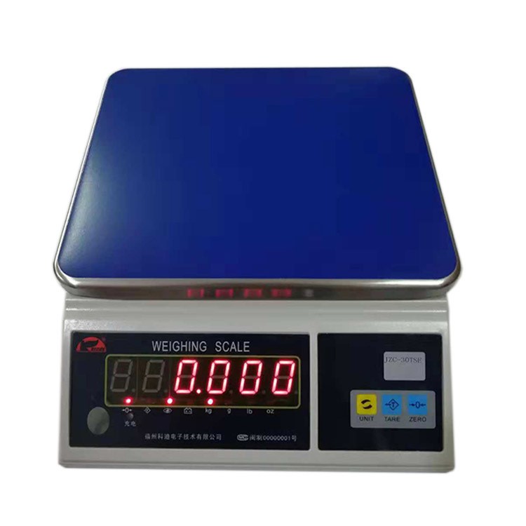 福州科迪電子秤JZC-TSC計(jì)重秤精密電子3kg/6kg/15kg/30kg包裝稱