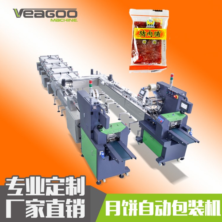 果脯豬肉脯包裝機(jī) VEAGOO/睿谷 枕式自動(dòng)食品包裝機(jī)械