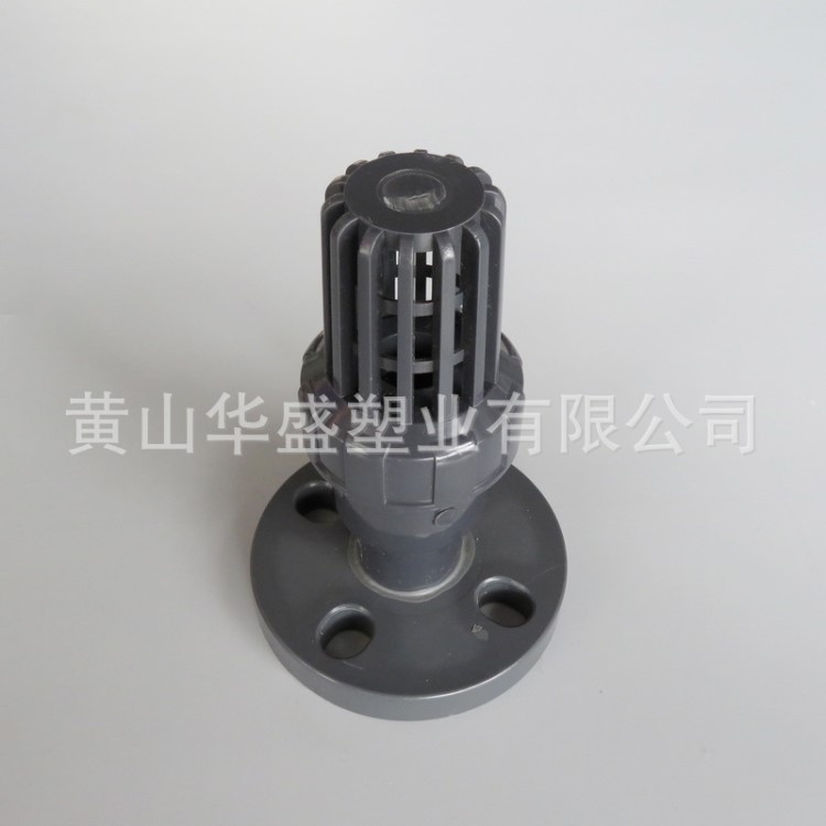 浙江供應200/160/140/110/90upvc給水管法蘭式翻版底閥 pvc閥門