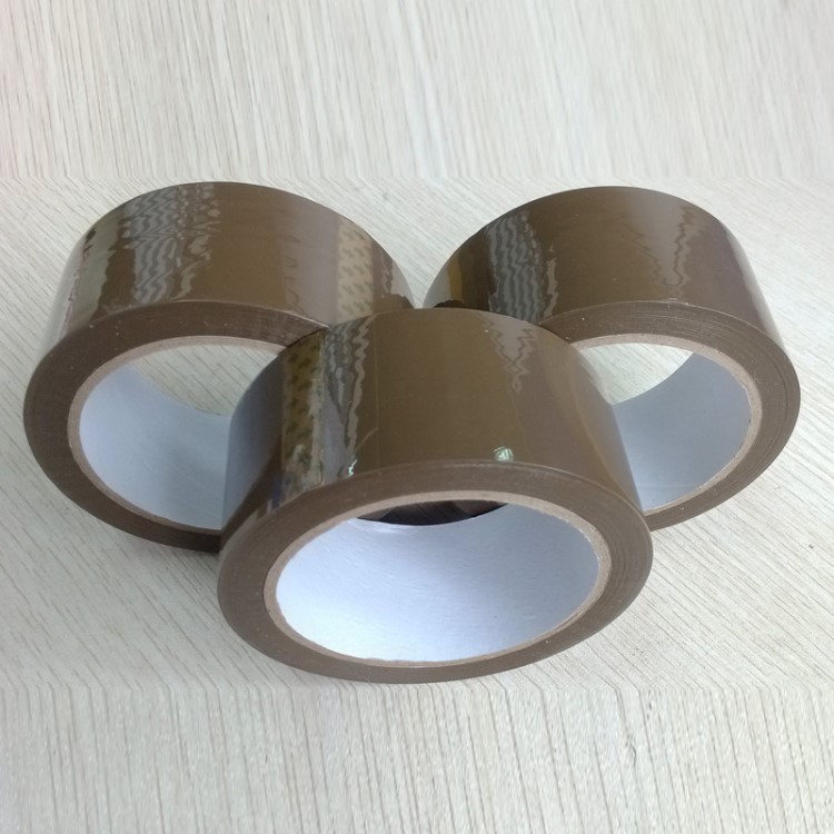 【工廠直銷】咖啡色膠帶棕色膠帶 無氣泡膠帶 褐色 可定做包裝