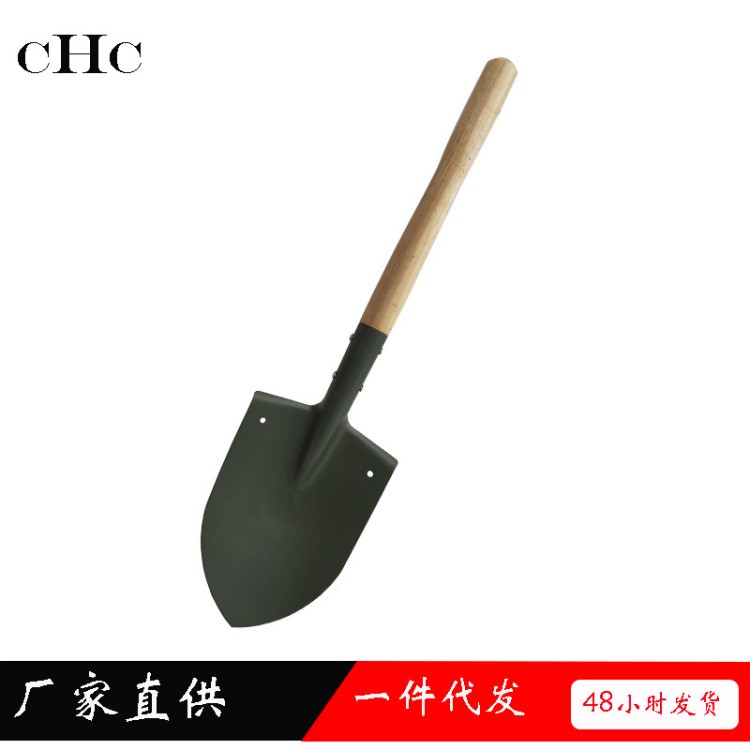 現(xiàn)役軍戰(zhàn)備木把鐵鏟 防訊搶險救援木柄鐵鍬 園藝釣魚鏟戶外工兵鏟