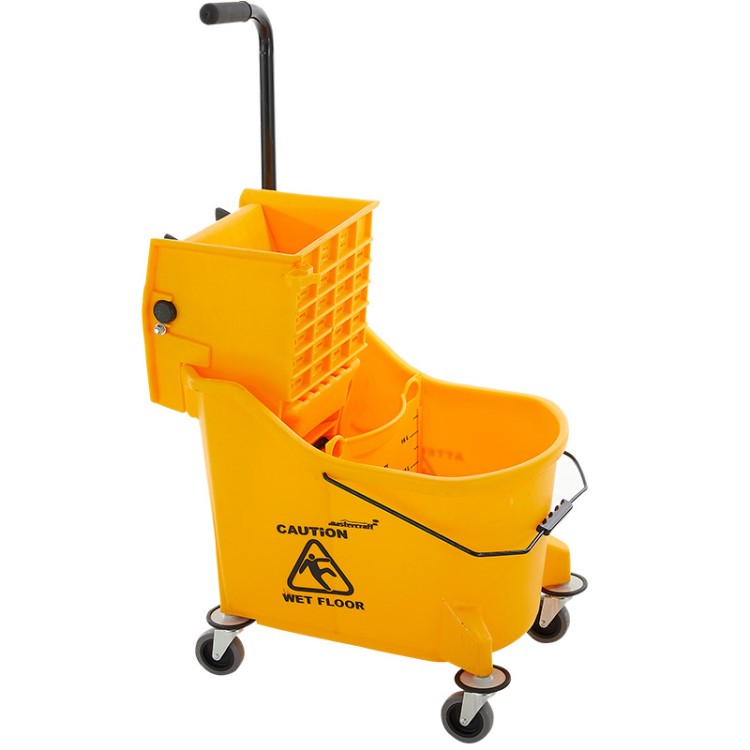 双剑酒店商用榨水车轻便手压式大号单桶拖地挤水机拖把榨水机