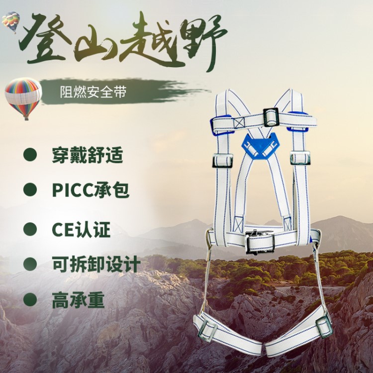 廠家供 應高空作業(yè)工地施工防墜阻燃帶 長期供應