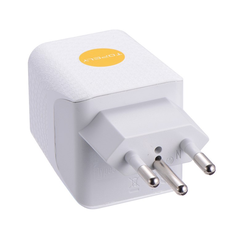 瑞士三圓插頭充電器 旅游旅行戶外家具快充 多功能萬用轉(zhuǎn)換插座
