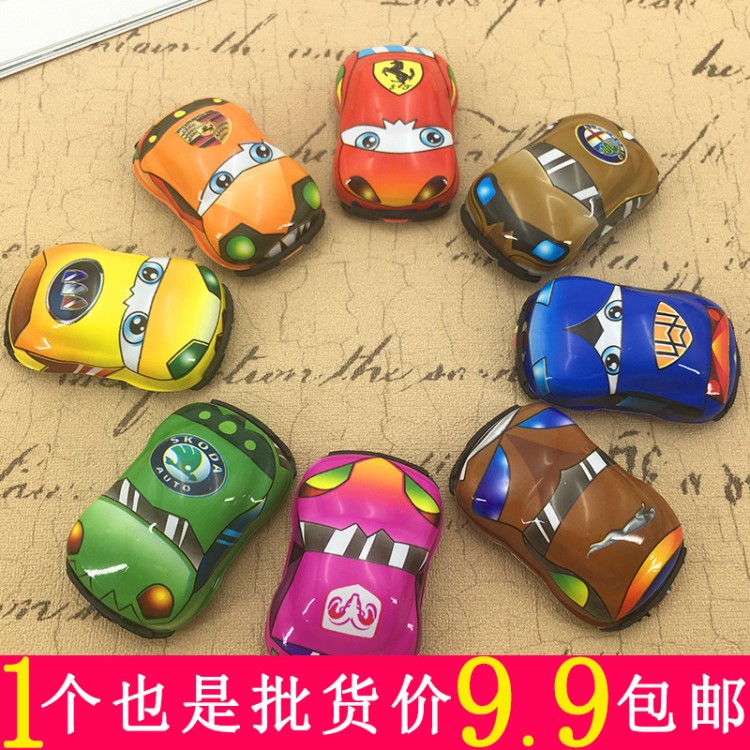 包郵寶寶男孩創(chuàng)意兒童回力小汽車玩具模型好玩的玩具車禮物批發(fā)