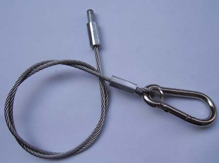 供應鋼絲繩索具,油管防爆鋼繩，護欄鋼索，展示架拉索，連接線