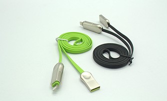 酷陛時尚新品高TPE面條線手機數據線