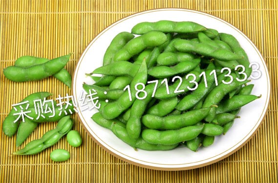 【壽縣如今食品】供應(yīng)新鮮速凍毛豆莢 75-3毛豆莢