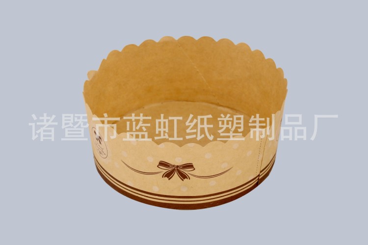 歐式泡芙耐烤紙杯6寸5寸4寸手撕包包裝盒面包防油蛋糕紙托烘焙 3