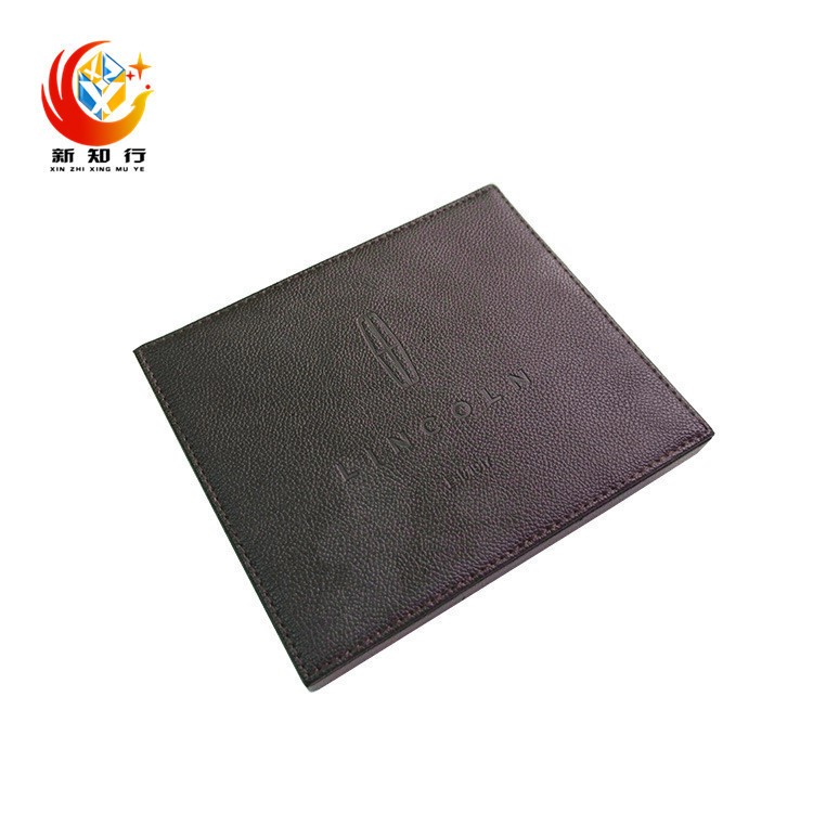 廠家定制真皮頭層二層鑰匙扣套裝皮具 商務禮品錢包盒PU皮盒