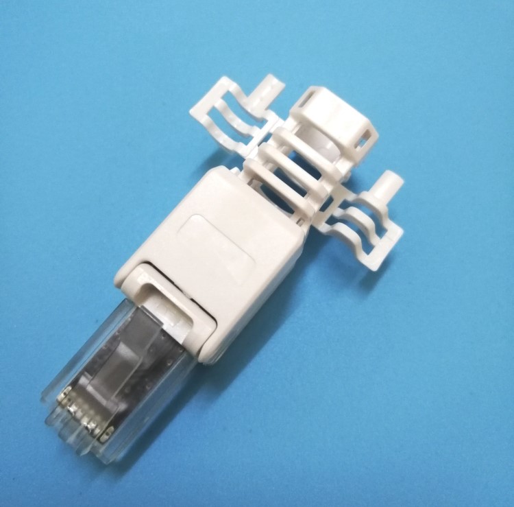 新款CAT6A免工具非屏蔽水晶頭 RJ45 8P8C免壓水晶頭