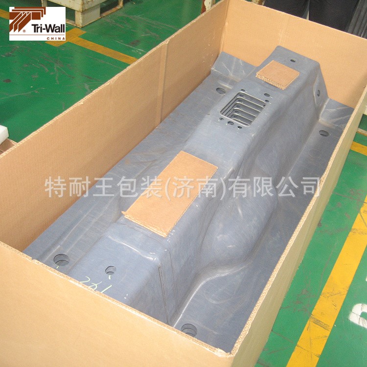 設(shè)備和車輛等沖壓件鈑金件防潮包裝重型瓦楞七層紙箱三A3A瓦包裝