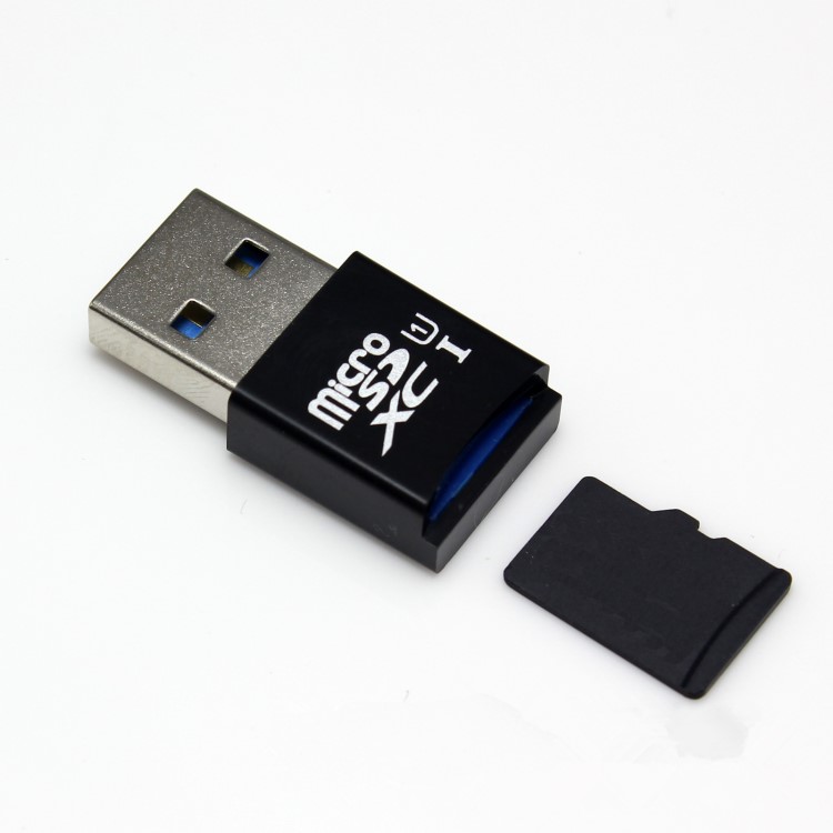 廠家批發(fā)usb3.0讀卡器TF/microSD單卡高速迷你支持128G一件代發(fā)