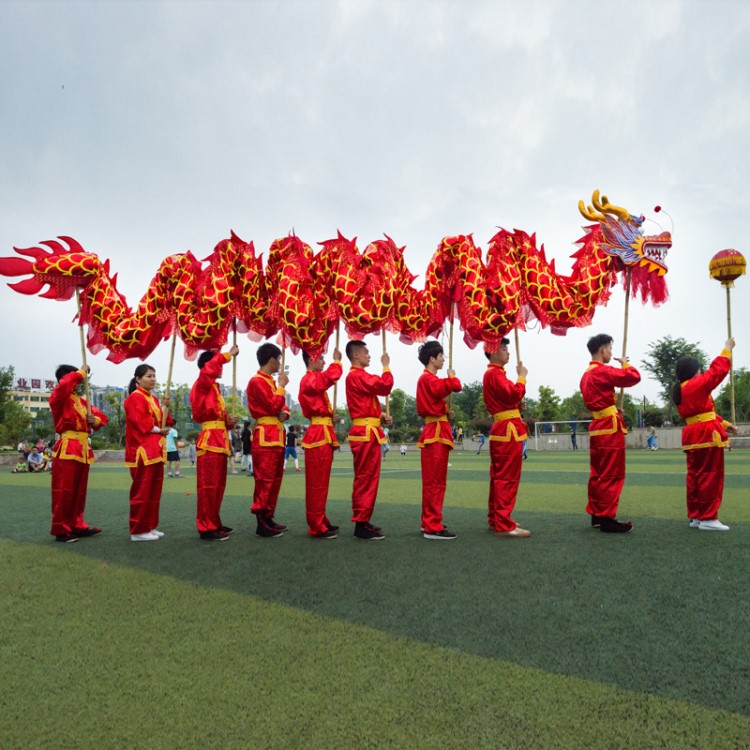 舞龍道具兒童舞龍小學(xué)生初中生輕質(zhì)龍頭道具 幼兒園舞臺表演龍獅