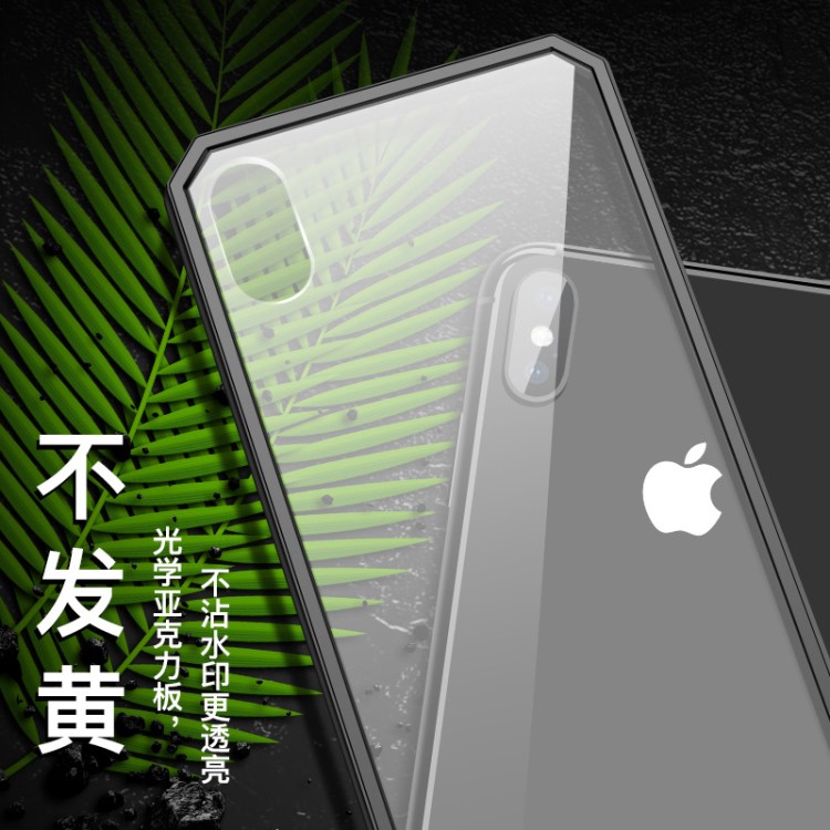 跨境爆款iphonexs菱形亚克力手机壳 适用苹果xr防摔8p全包TPU外壳